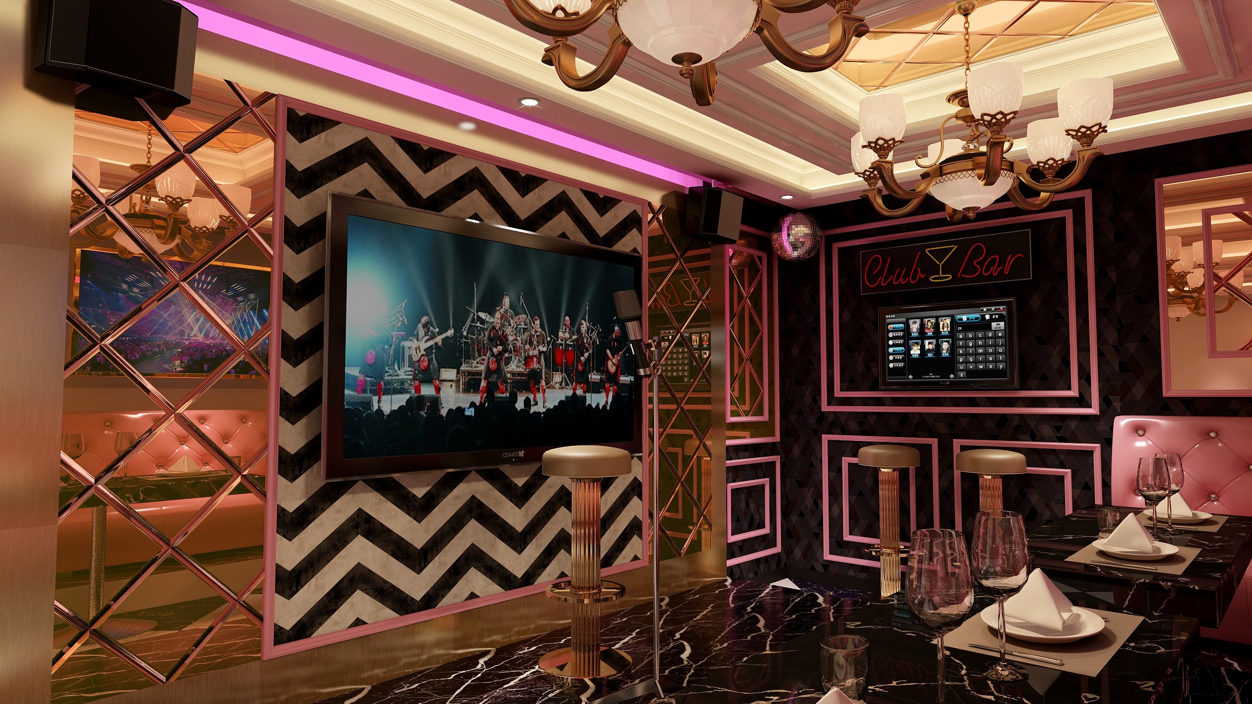 内蒙古博越建筑工程有限公司-KTV-装修设计方案