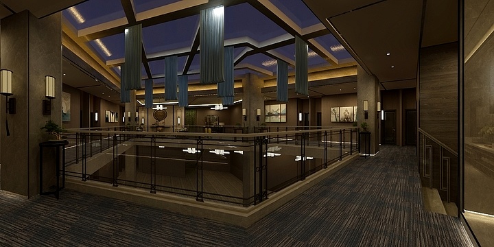 设计师郭磊-房县青花映月养生会所-装修设计方案