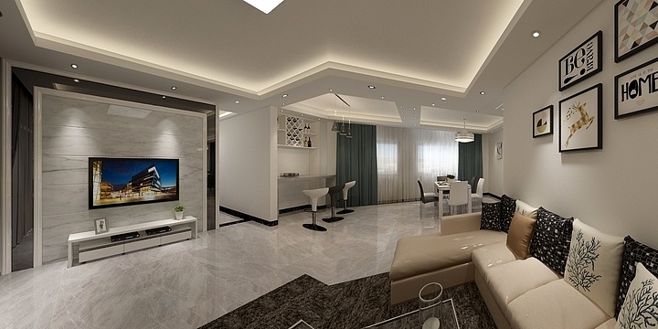 钟先森z-美丽州花园-装修设计方案