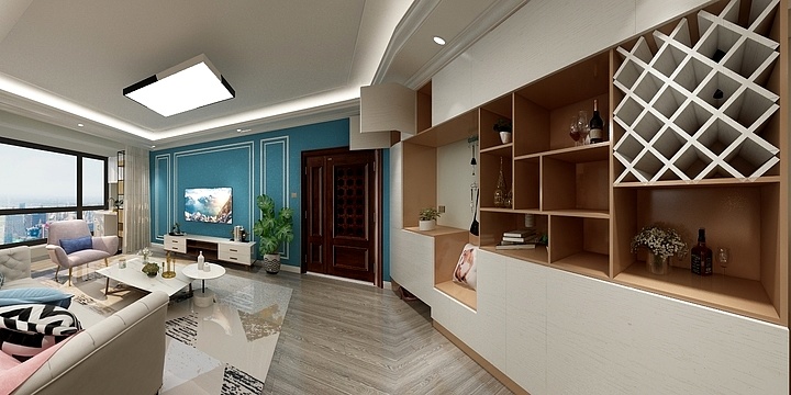 明月照高楼-花城湾7-1306-装修设计方案