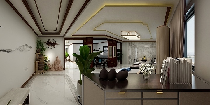 A杨18315916696-寒亭别墅--中式对称拱门-副本-装修设计方案