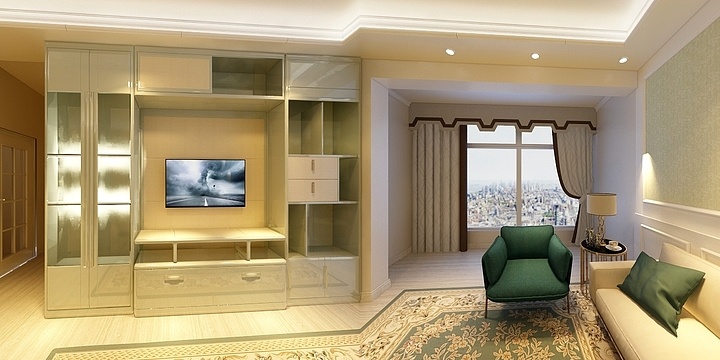 EN_zzz-荟储高层套三82fan轻奢李-装修设计方案