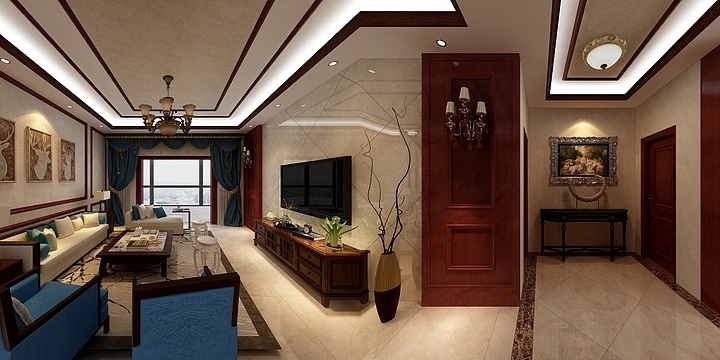 室内外设计刘强-古桥新居-装修设计方案
