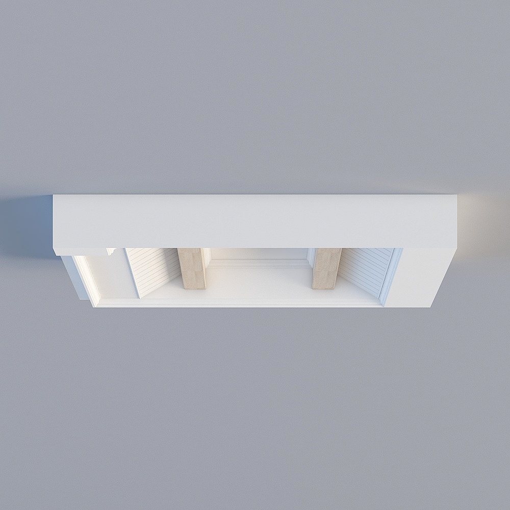 儿童房顶面3D模型