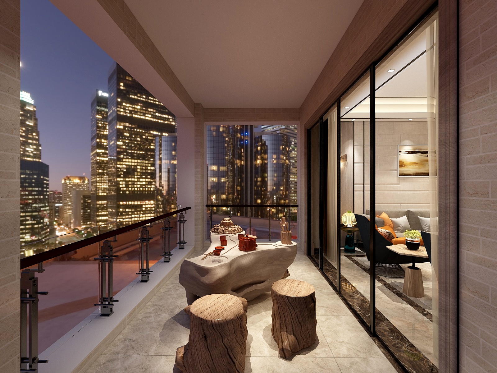 全屋定制阿德-189方现代一居装修效果图