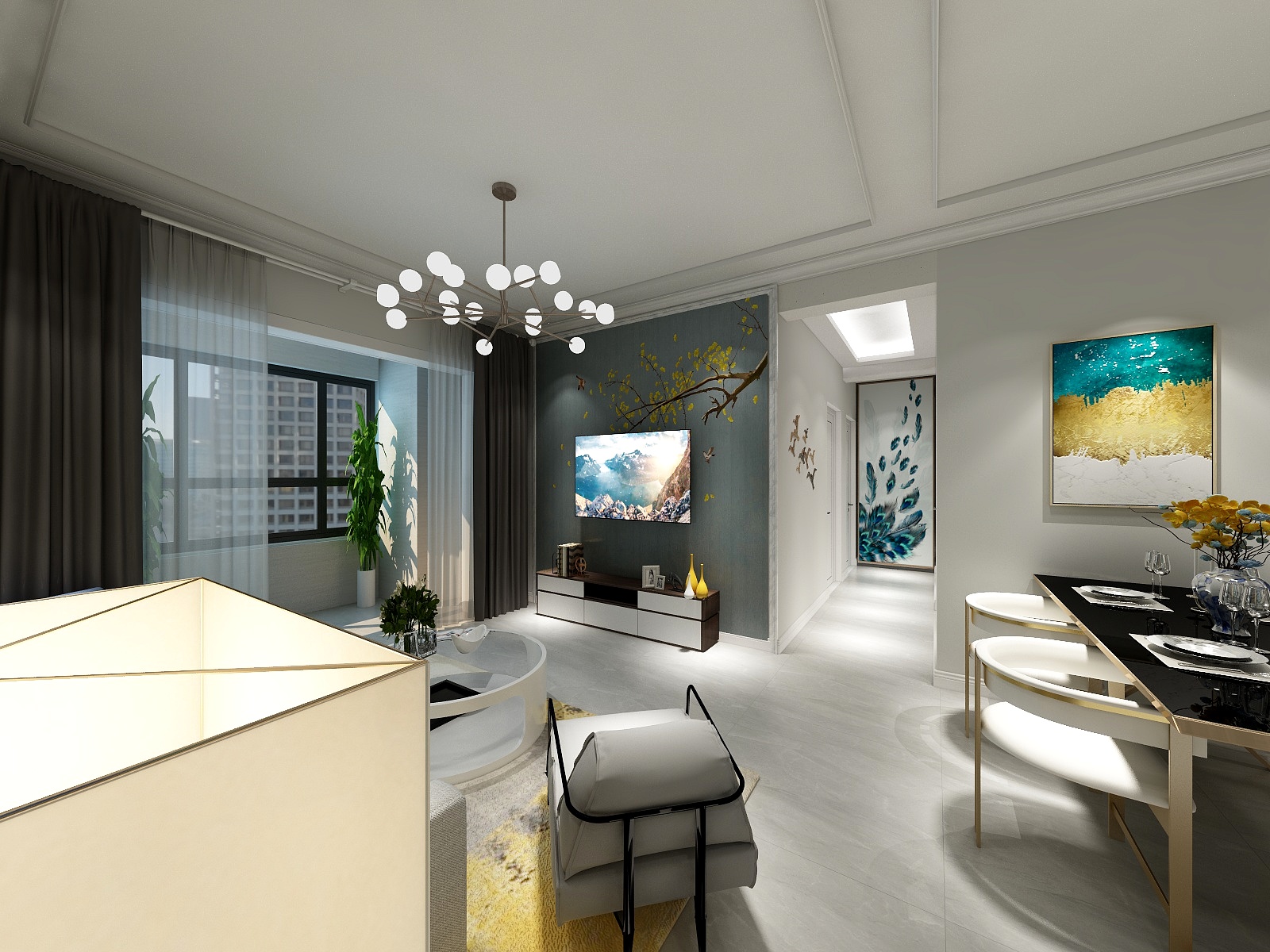 孙健lOcq-李女士万金街105-现代1-装修设计方案