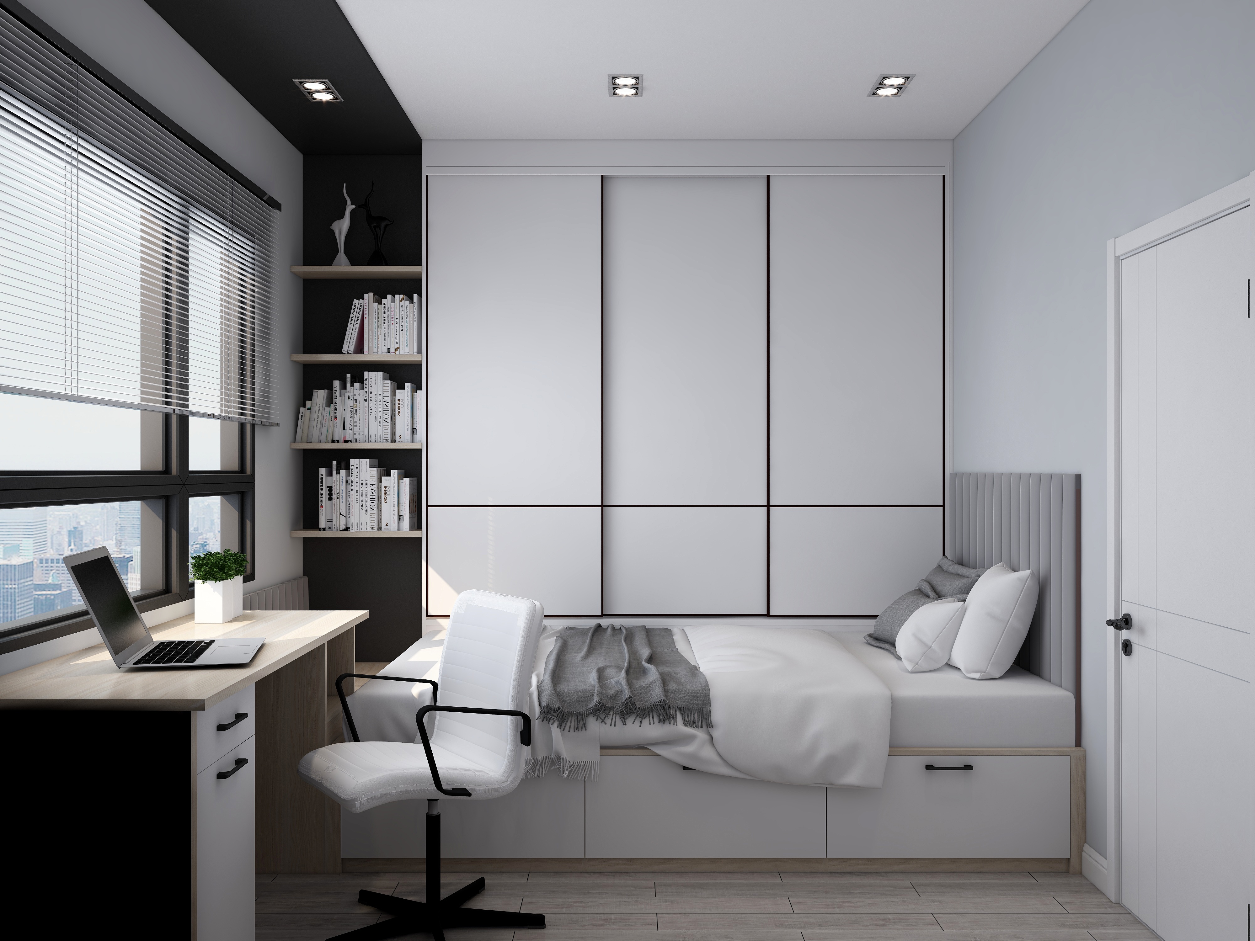 半仙一云导师-【整木定制】榻榻米与移门衣柜组合设计-装修设计方案