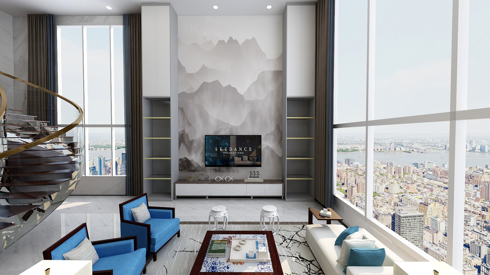 雨田氏-宜章别墅-装修设计方案