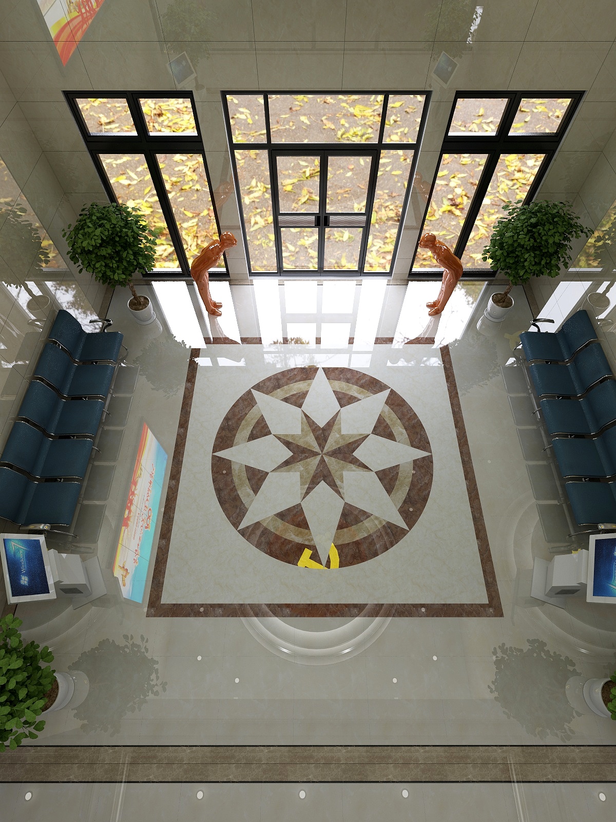 奢简装饰余雄-党员群众服务中心515-装修设计方案