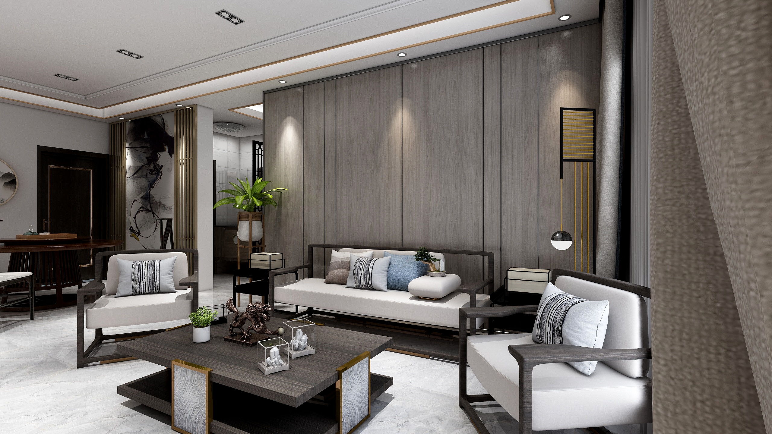 叁叁柒-郡未来112新中式-装修设计方案