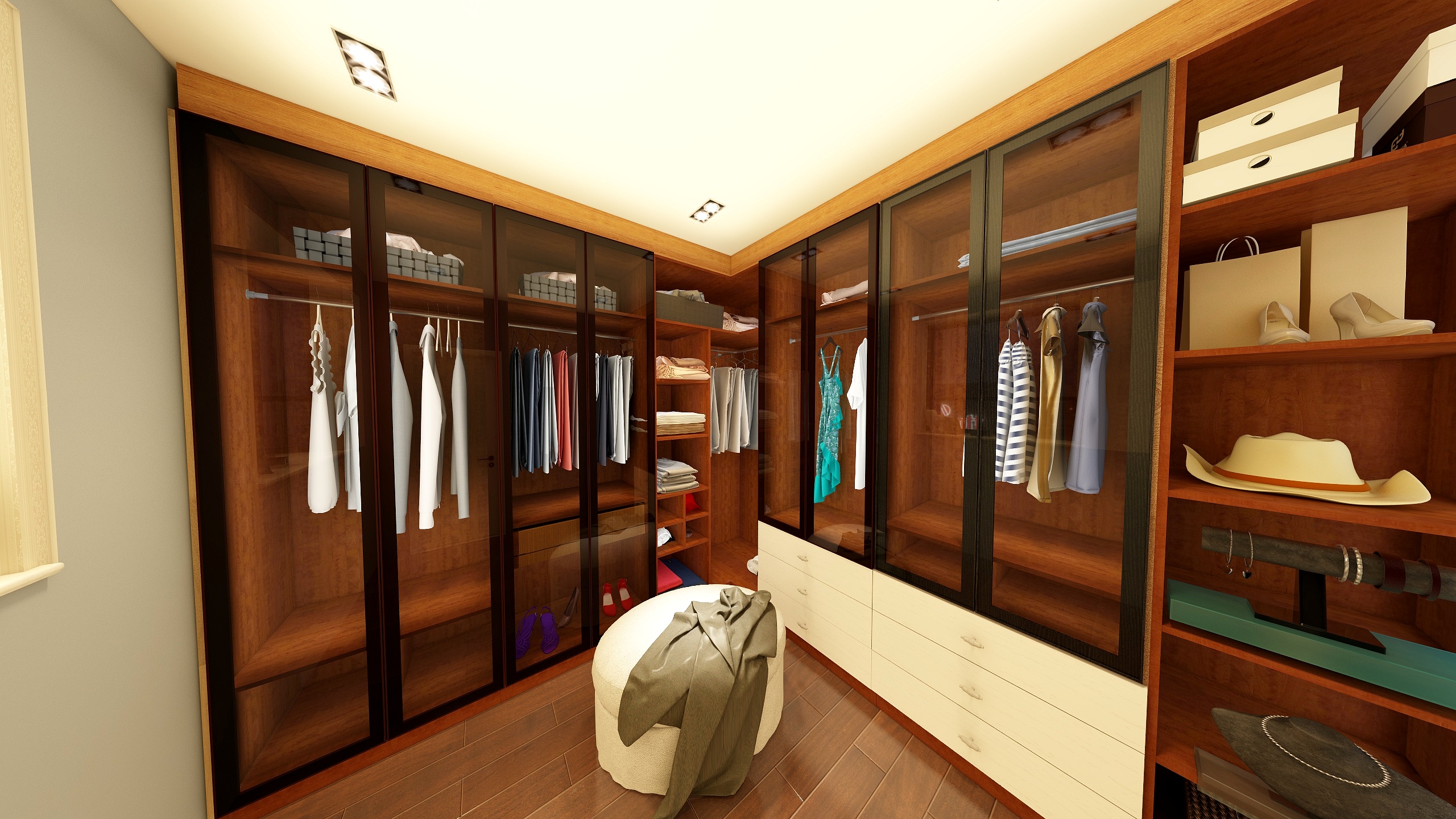 魈设计-衣帽间-装修设计方案