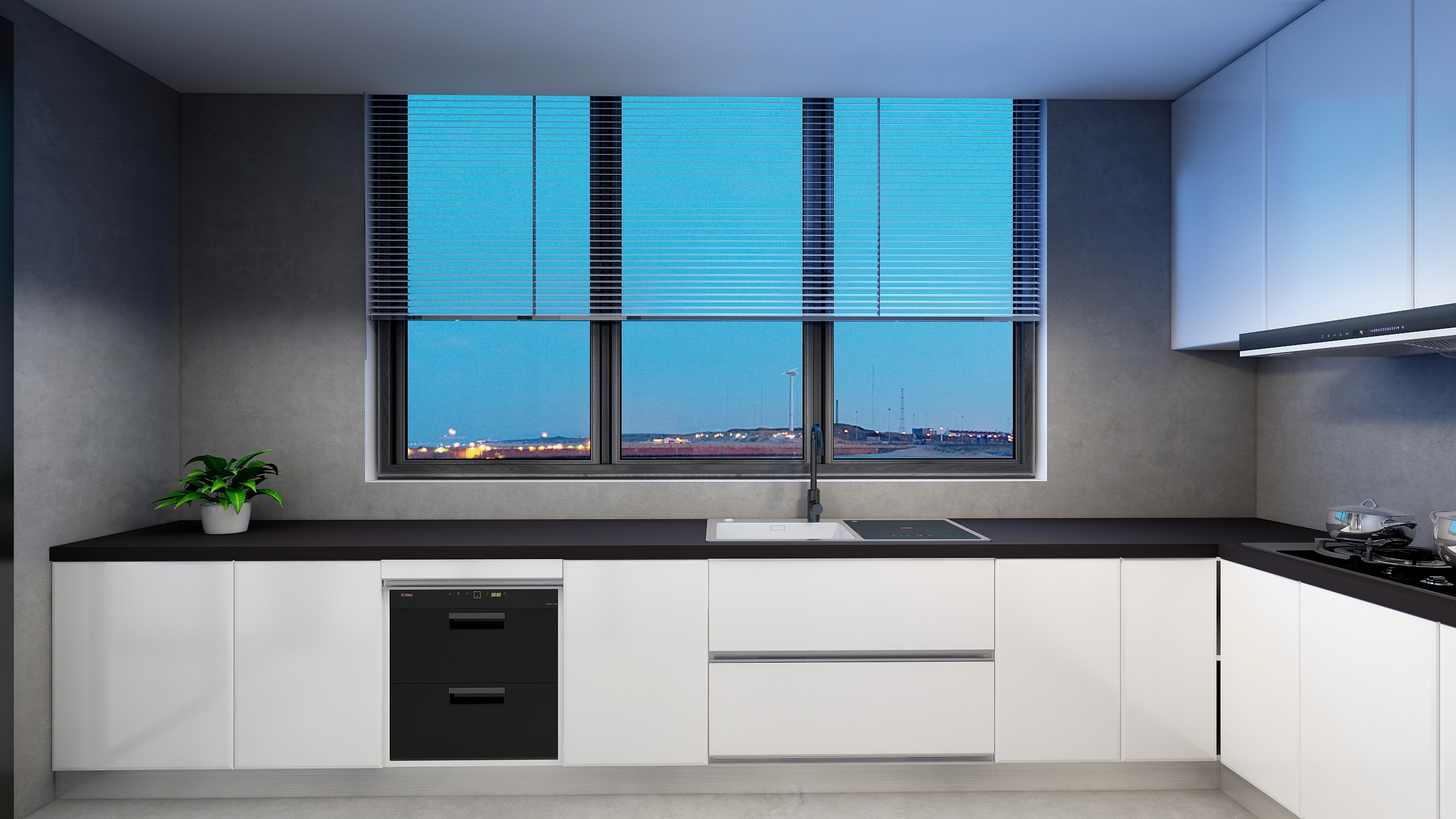 彬彬有礼KAXO-143方现代两居装修效果图