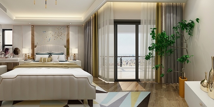 浩宇BtwV-凯旋门龙总5.20-轻奢新中式风格-装修设计方案