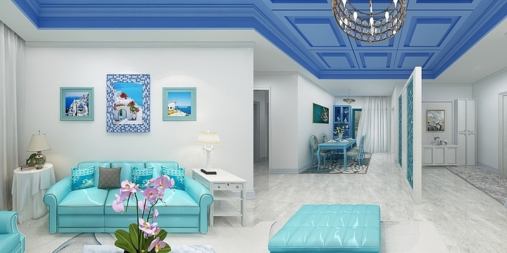 金光勋-拥抱蓝色与阳光-装修设计方案