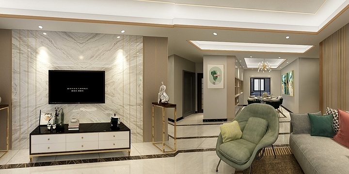 本原设计薛艺珂-上海轻奢三室-装修设计方案