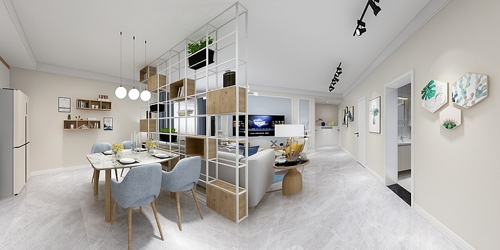 铭君设计-新馨美寓-北欧-陈燕-装修设计方案