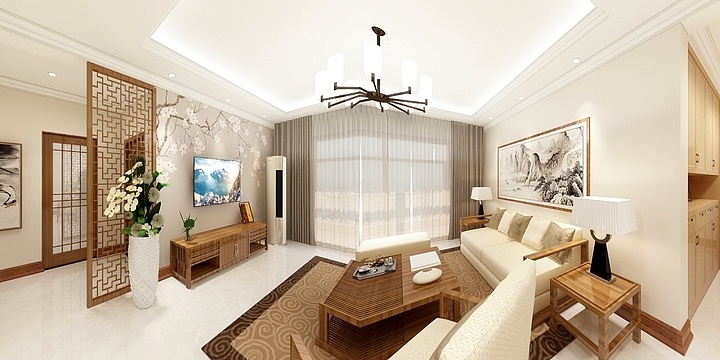 李栋-绿地-新中式-装修设计方案