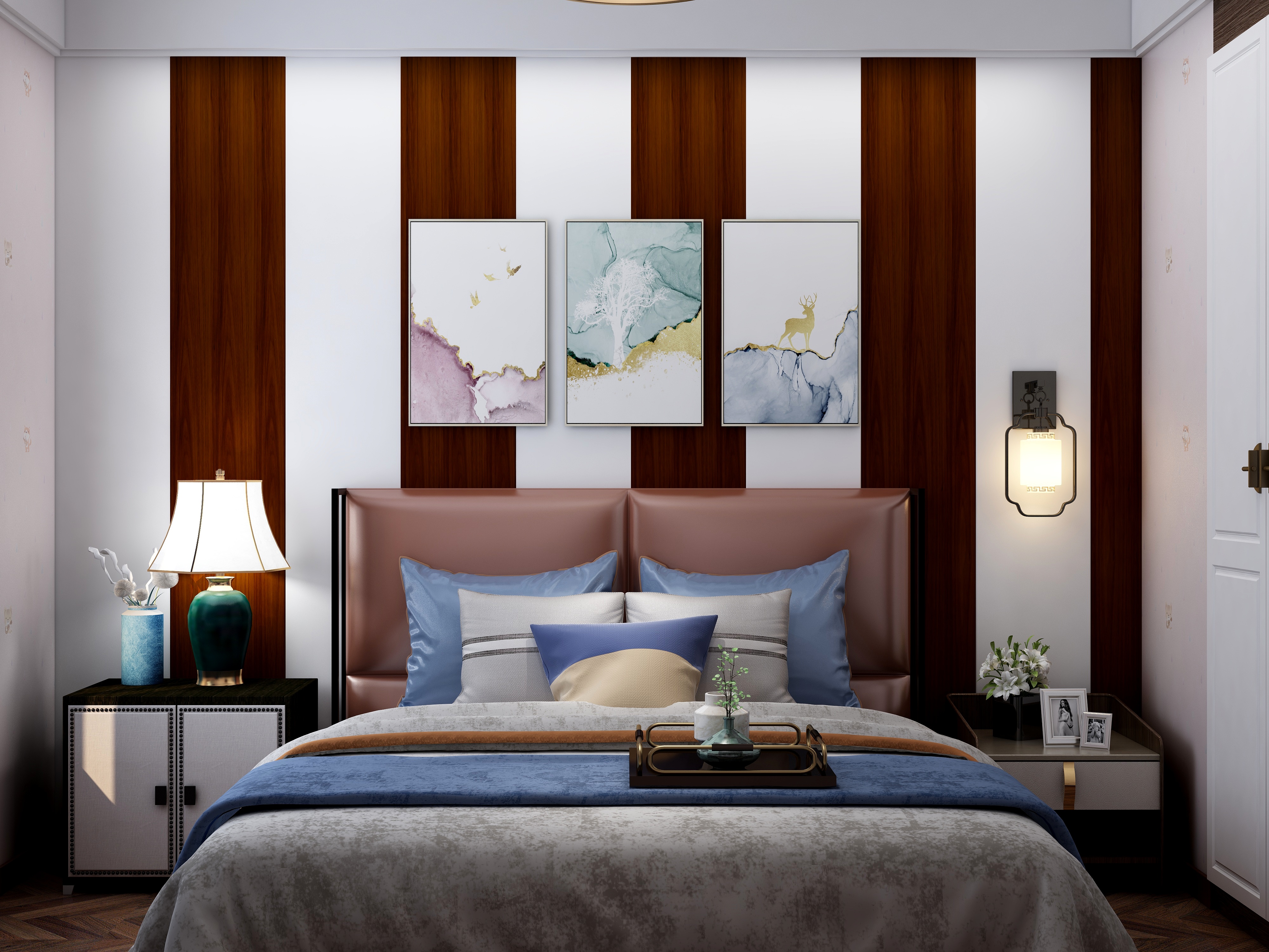 滕州一吕显云-144方新中式四居装修效果图