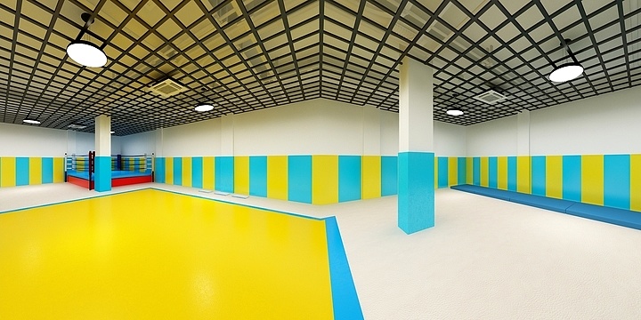创艺无限-散打训练室方案-装修设计方案