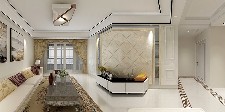 临沂蓝苑装饰工程有限公司-学府名苑13-1-1002-装修设计方案