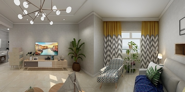 轻元素丨于鑫妍-德商春天里21-2-701-装修设计方案