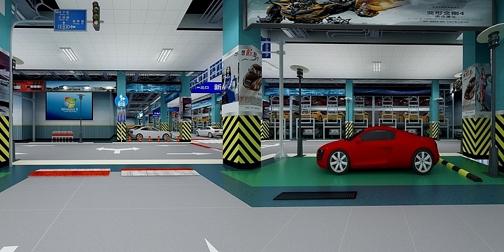 老剑设计-停车场A区-装修设计方案
