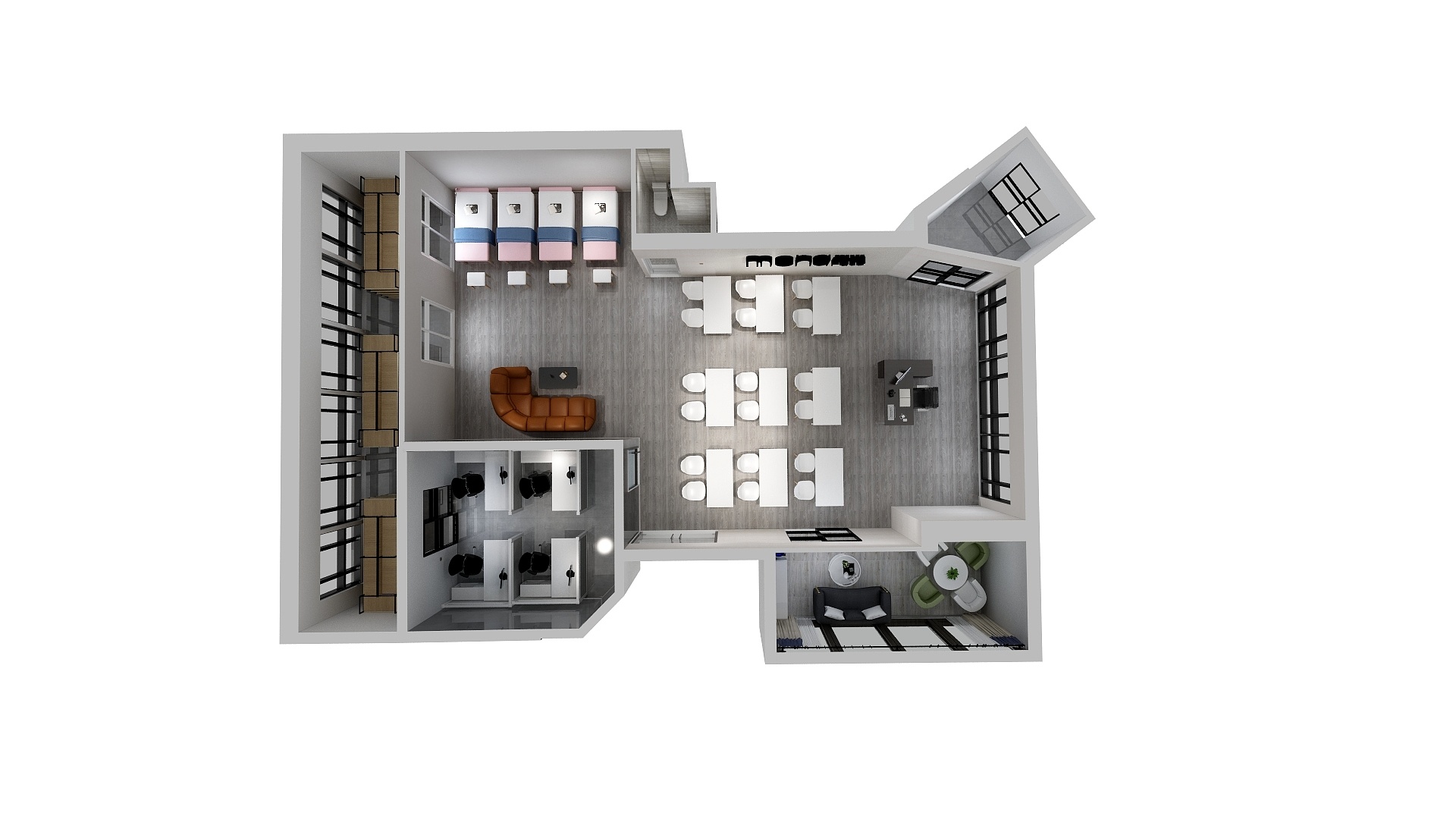 遇见你真好enIE-北京茉萘美学国际美容机构-装修设计方案