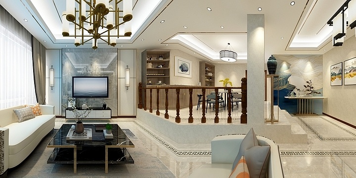 8858A-朱奇武饶总一楼-装修设计方案