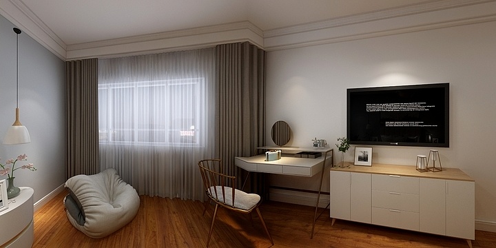 宇中节奏的-主卧-装修设计方案