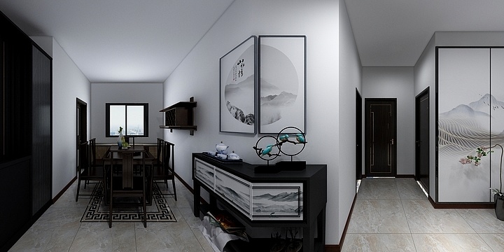 陈磊-中冶B4洋房户型3-装修设计方案