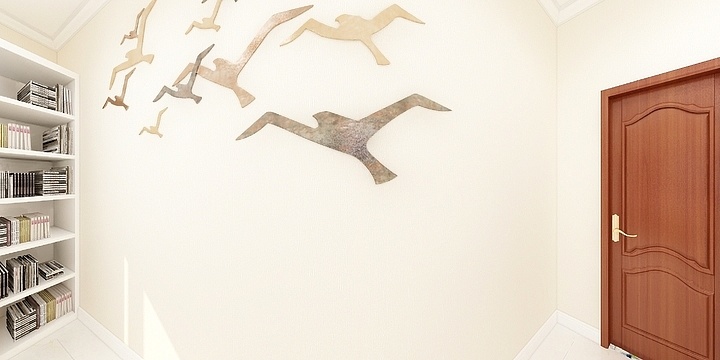 19亿贝利的男人-五洲祥城H15-2-502书房-装修设计方案