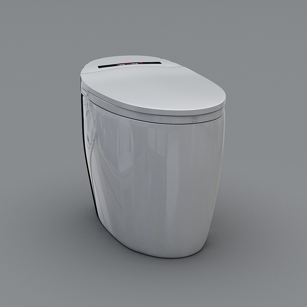 易家-8202A智能马桶3D模型