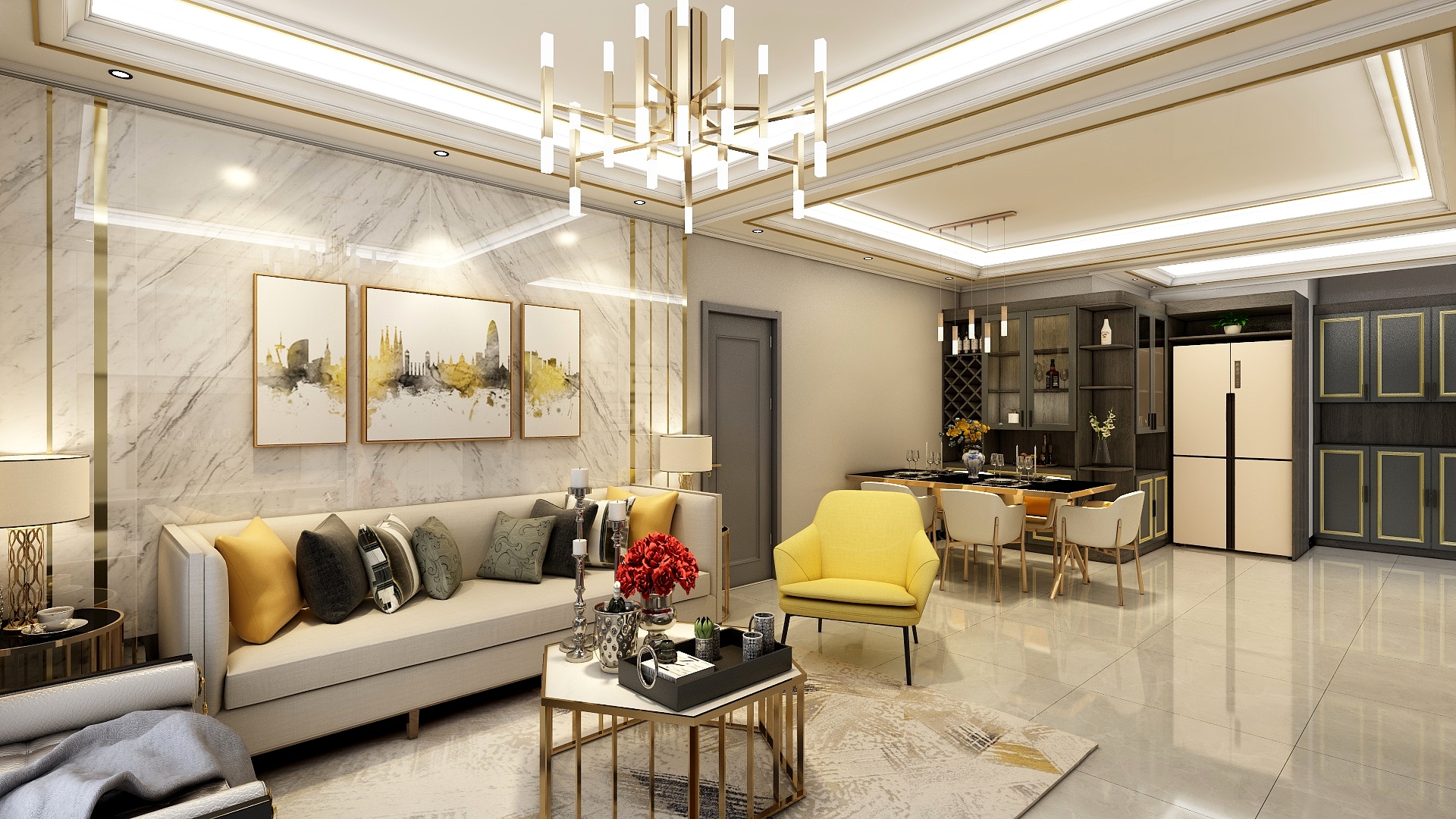 周丝-现代轻奢-装修设计方案