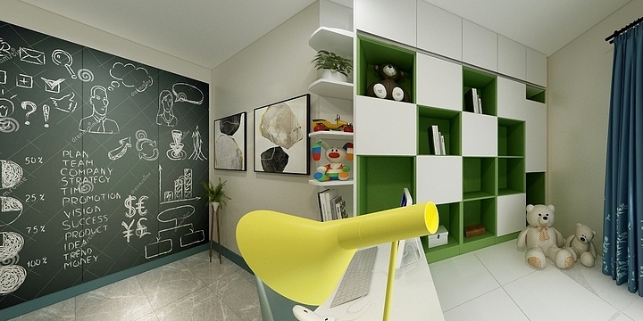 G♂&nbsp;＆&nbsp;♀G峰-鄂尔多斯棋盘井御锦园142.8㎡户型3室2厅2卫-装修设计方案