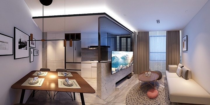 廷里全案设计-营口样板间-装修设计方案