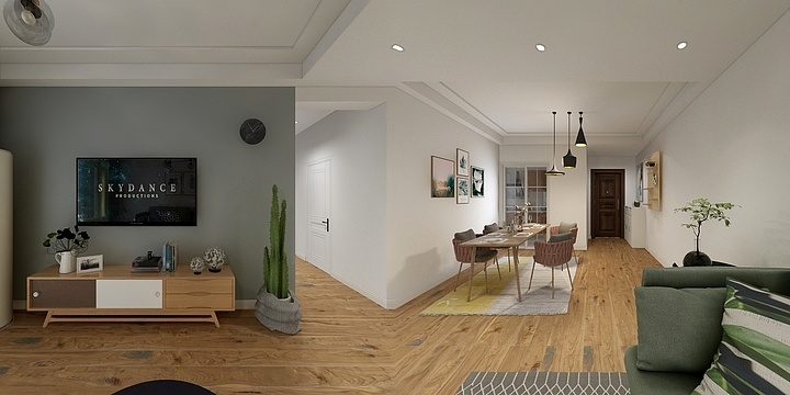 设计师陆壹捌-江山樾28-顶层-装修设计方案