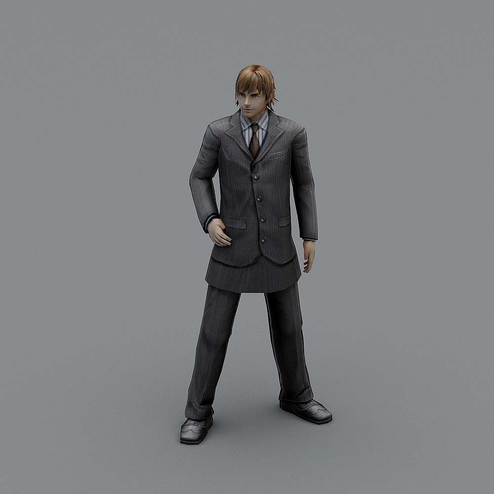 西服帅男