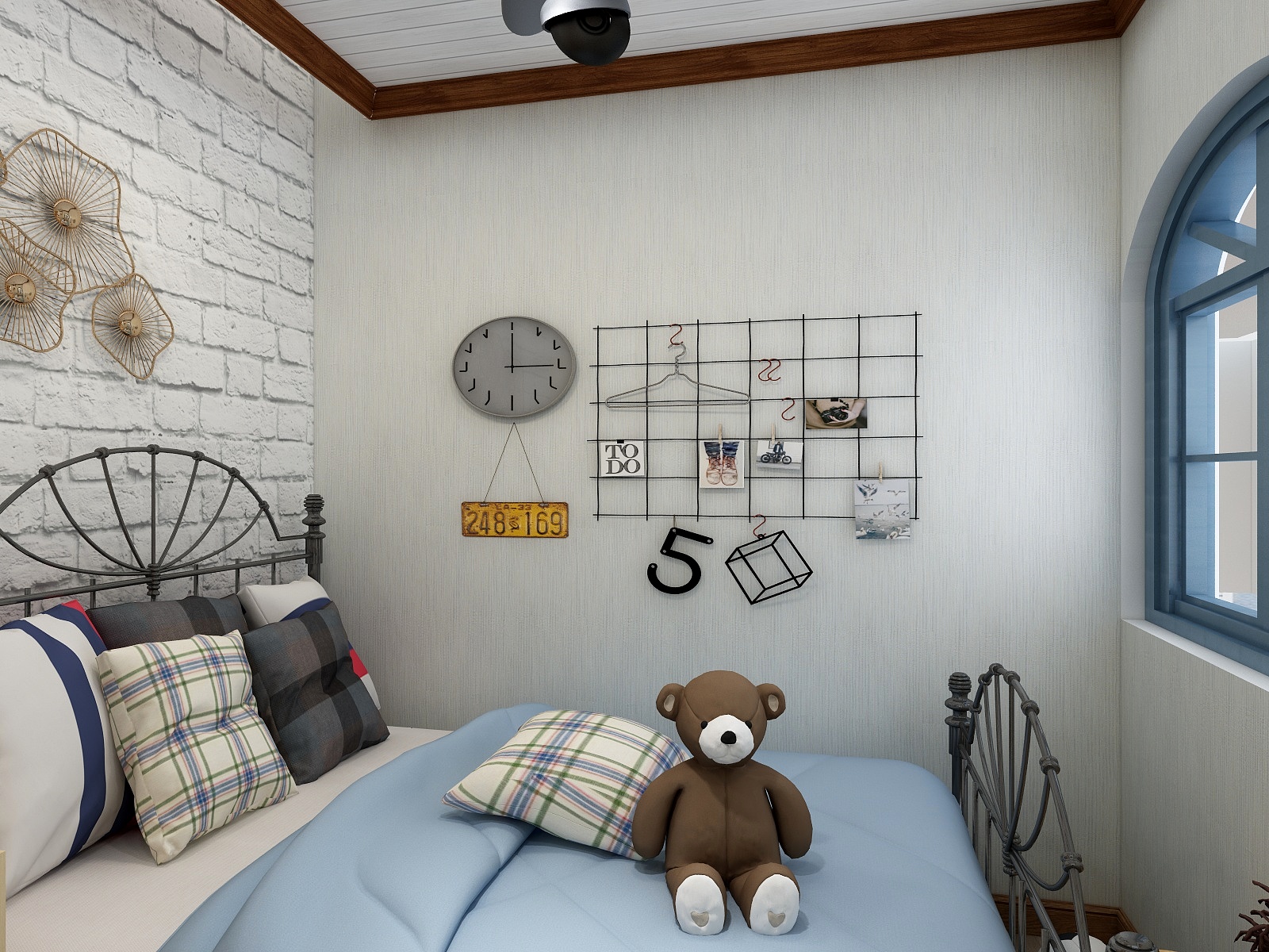 许文杰-93方地中海三居装修效果图