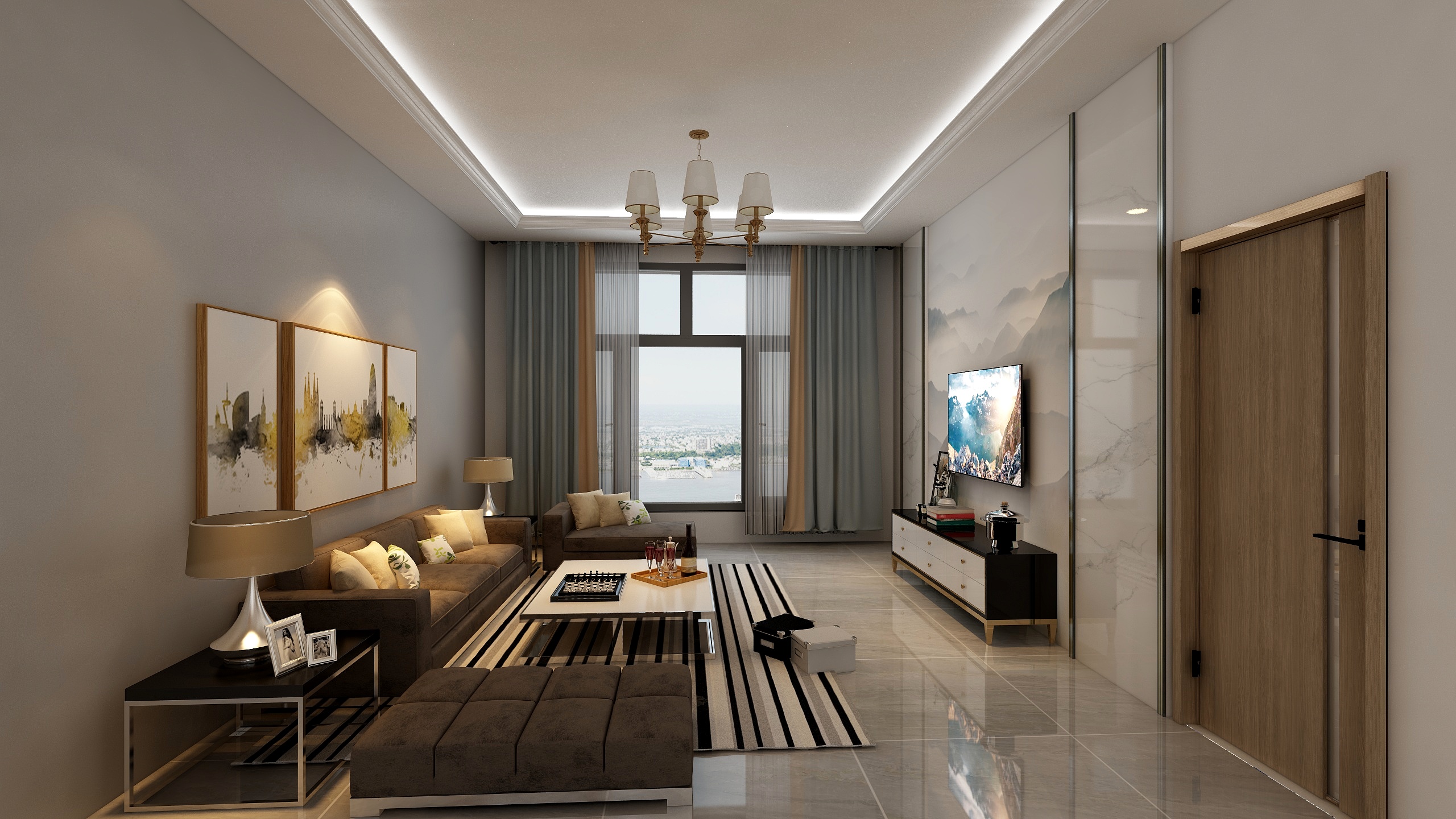 设计师大强-阳城花园-装修设计方案