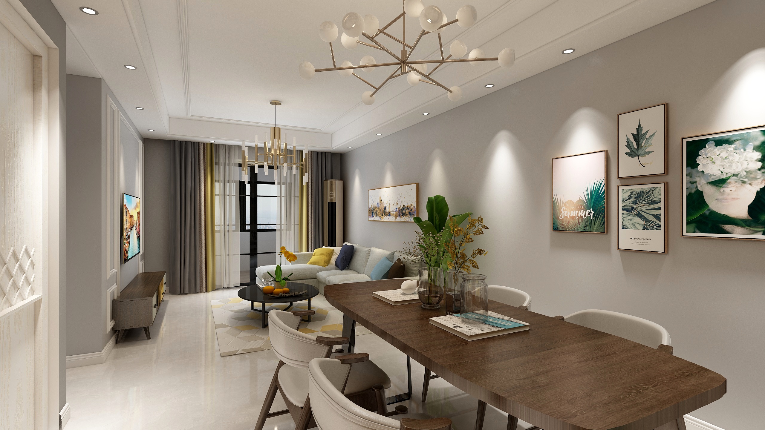 A胡婕-中南世纪城17#104(家具）(-装修设计方案