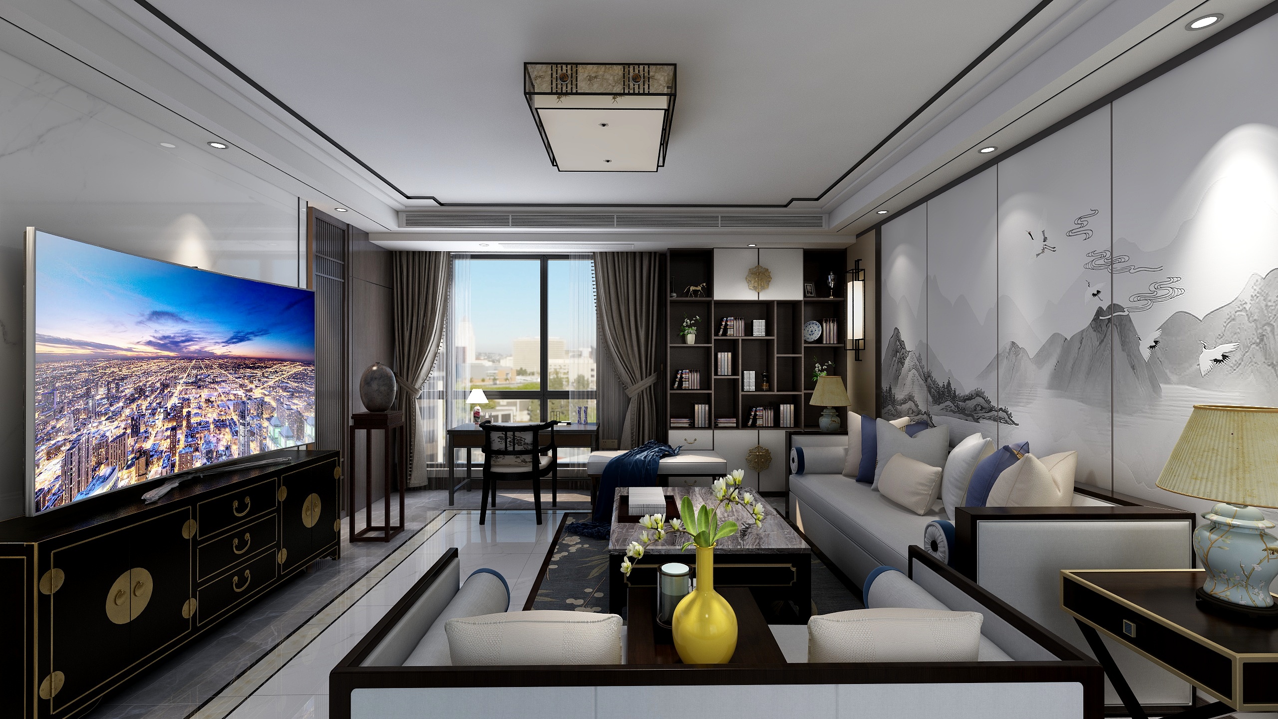 梅玉林-郑州丰庆华府-新中式-方案二-装修设计方案