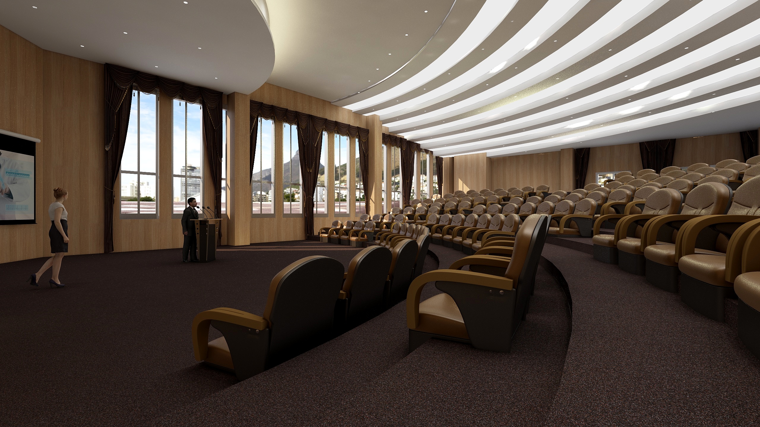 郑丹-金龙湖小学——报告厅-装修设计方案