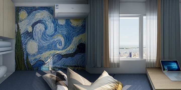 花-铁西滑翔六楼-装修设计方案