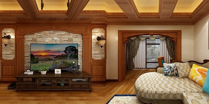 安岳惠鑫定制衣柜专卖店-阳光誉品江姐-装修设计方案