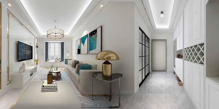 永州全屋整装定制-輕羽設計之现代轻奢全屋定制-装修设计方案