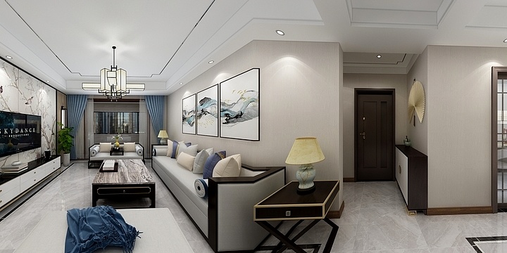 孩纸般小浪漫-天润新苑A7-1-101-装修设计方案