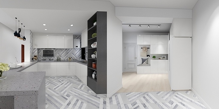 铭君设计-现代简约-观园路公务员小区简-陈延文-方案三-装修设计方案