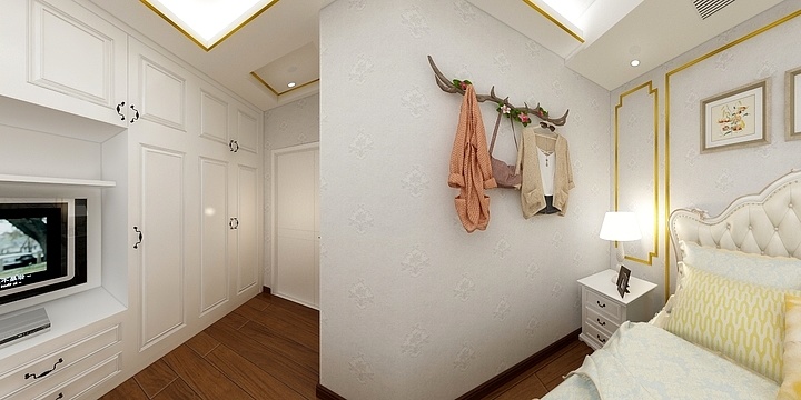 咸宁三星九艺-金泉弯颜总雅居3D效果展示-装修设计方案
