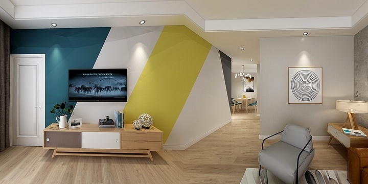 我是今晚的designer-振华时代小户型北欧风格-装修设计方案