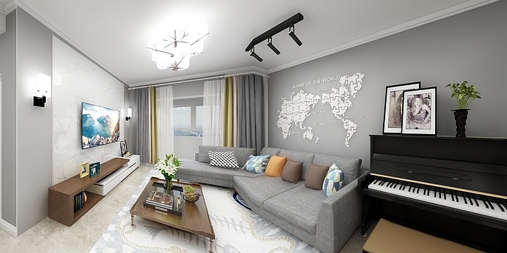 设计师李兵-龙湖原著83-装修设计方案